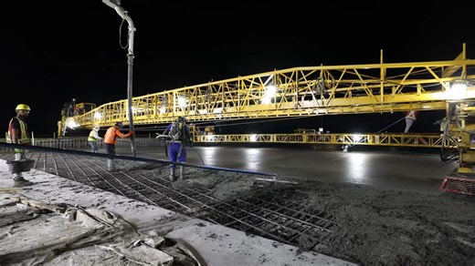 📢 Project Milestone: PCL Construction and Aecon Group Inc. are celebrating the completion of the final deck pour on the new Ivor Strong Bridge for Calgary's Deerfoot Trail Improvement project! 🧱 In under three weeks, 1,262 m³ of concrete, enough to fill 3 Calgary Towers, was poured across 7 deck sections. 🏗️ Hats off to the hardworking crews who made it happen, one shift at a time. 👏 | PCL Construction