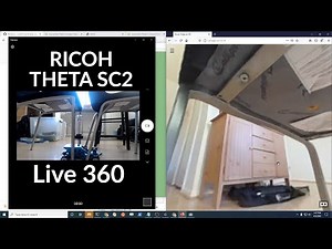 RICOH THETA SC2 Live Stream 360 Video to Windows 10 Web Browser with Amelia Viewer Tutorial