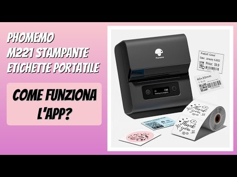 RECENSIONE (2025) : Phomemo M221 Stampante Etichette Portatile. DETTAGLI
