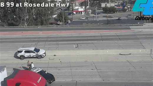 Lanes reopen on Hwy 99 after crash involving semi-trailer truck, vehicle