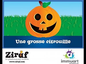 Une grosse citrouille