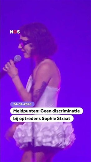 Meldpunten: Geen discriminatie bij optredens Sophie Straat