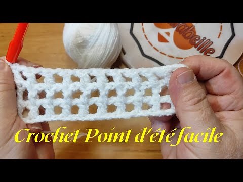 Crochet Point filet facile : idéal pour vos projets d’été au crochet🔥🌞✨