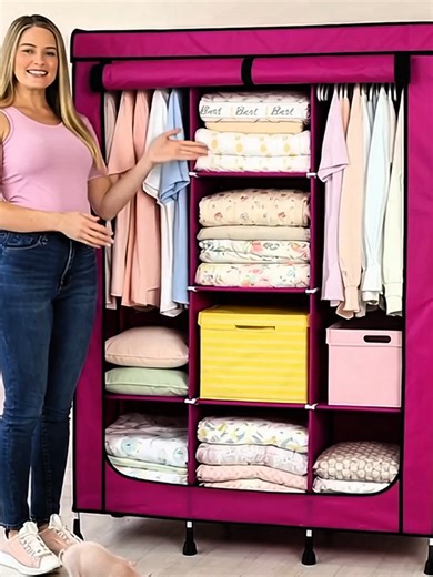 Closet armable de metal muebles para ropa#tiktokshop #fyp