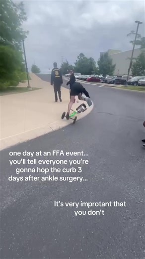 I was told I had to make this…. #surgery #curbjumper #wreck | curb