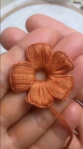 Try This New 3D Embroidery Technique - Create Stunning 3D Embroidery Flowers in Minutes!