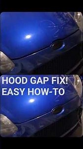 Ford Focus hood gap fix 2012-2018. All trim levels. ST, RS, S, SE, SEL, Titanium