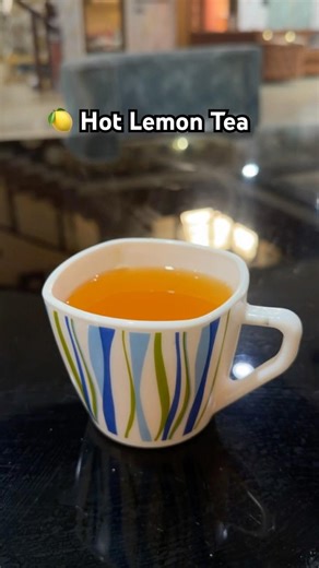 🍋 Hot Lemon TeaEasy to make, boosts immunity, improves digestion, and refreshes the body. ☕🍋