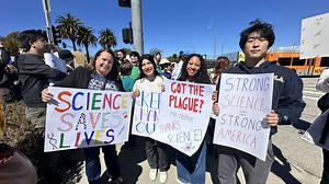 Scientists 'Stand Up For Science' in protest against proposed research cuts