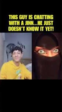 This Guy Is Chatting With A Jinn...He Just Doesn't Know It Yet! #creepy #scary #jinn #horrorshorts