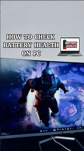 How to check battery health on your pc👨‍💻💻🪫🔋. #pctips #pc #tech #computertechnic #computer