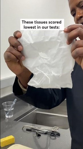 CR Facial Tissue Testing