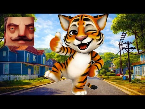 Hello Neighbor - My New Neighbor My Talking Tom Big Tiger Final History Gameplay Walkthrough