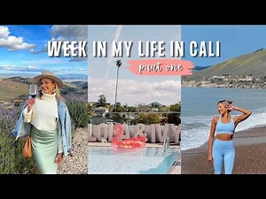 WEEK IN MY LIFE VLOG (BACK IN CALIFORNIA!) || my first brand trip, exploring SLO + I met a boy?!
