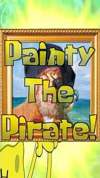 The BIZARRE ORIGINS of Painty the Pirate in SpongeBob SquarePants! #spongebob #didyouknow #funfacts