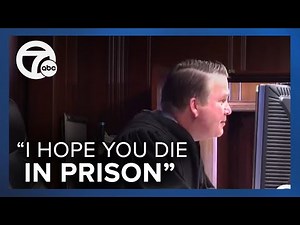 Angry judge erupts during sentencing of convicted murderer