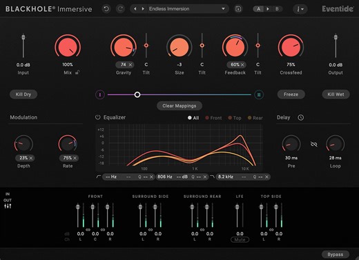 Blackhole Immersive by Eventide - Reverb Plugin VST3 Audio Unit AAX
