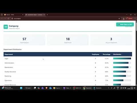DayFlow - HRMS Login System | Secure Role‑Based Authentication (Admin, HR & Employee)