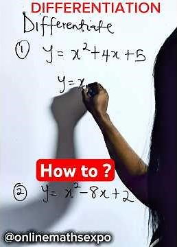 How to Differentiate a function in seconds #calculus