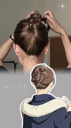 “Claw Clip Magic ✨ 1-Minute Classy Bun Hairstyle”#shorts#viral#trending#hairtutorial#hairstyle#fyp