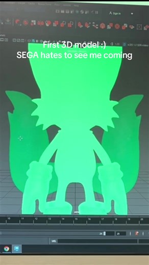 3D Modeling: Creating Tails from Sonic the Hedgehog