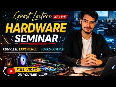 Hardware Engineering | College Seminar Guest Lecture | Must Watch Students | Hardware future scope ?