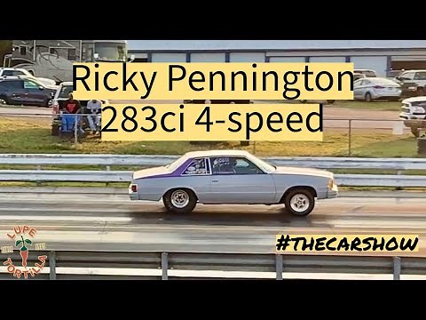 2024 Stick Shift Nationals Ricky Pennington 283ci Malibu 4-speed Farmington Dragway NC Drag Racing