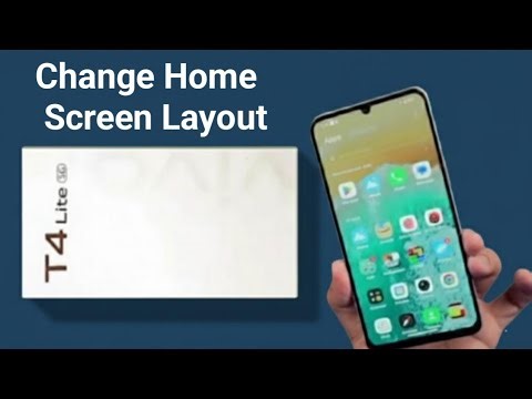 Vivo T4 Lite 5G: How to change home screen layout