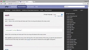 While Listing Array Values