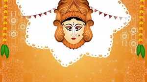 Vibrant Navratri Festival Motion Background