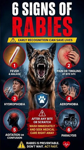 Rabies - Signs and symptoms
