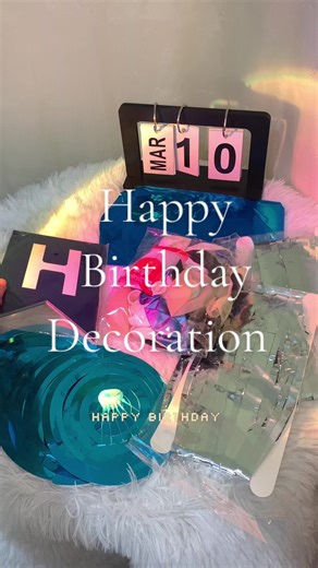 Complete Set of Happy Birthday Decorations for a Memorable Celebration