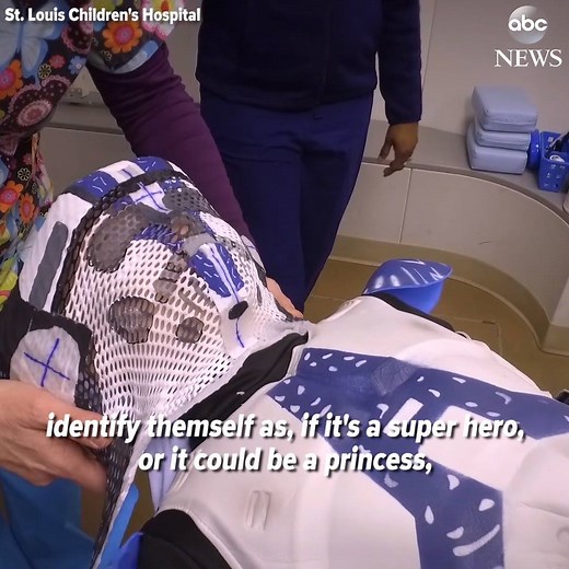 8-year-old Evan has to wear a mask as he undergoes proton beam therapy to fight his brain tumor – so the staff at St. Louis Children's Hospital surprised him with his very own Stormtroopers helmet "to help empower" him during treatment. http://abcn.ws/2FQdjAK | ABC News