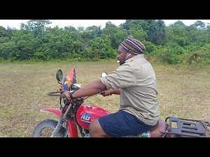 Yamaha AG100 motorbike test ride.