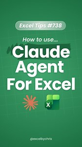 1.2M views · 243 reactions | 99% of Excel users don't know how to automate THIS! 勞  Comment "Claude" to try Claude on the Max Plan. In this tutorial you'll learn how to clean and analyze data in Excel using the new @claudeai Excel Agent #claudepartner | Excelbychris | Facebook