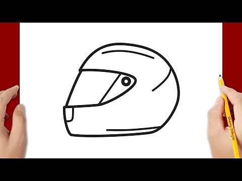 Cómo dibujar un casco de moto