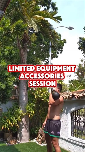 Sean Shepherd | 🏉 S&C on Instagram: "Here's an armour building session with limited equipment. A1) SA KB Clean and Press: 4x10 reps per side A2) Lateral Raises: 4x12 (2 min) B) ATG Split Squat Isometric: 3x30s per side (1 min) C) Cossack Squats: 3x10 (2 min) D) SA Farmers Carry Isometric: 3x30s per side (1 min) E) DB Curls: 3x12 (2 min) F) DB Tricep OH Extension: 3x12 (2 min) Just dumbbells and a kettlebell but shoulders, trunk stability, grip strength, hip flexors, abductors and arms all worke