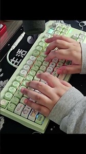 GMK87 + KTT Matcha Switches Sound Test #mechanicalkeyboard #customkeyboard #keyboardasmr