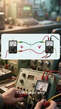 How Does a Voltmeter Work? ⚡ Simple Explanation #Voltmeter #volt #voltage #shorts#HowElectricityWork