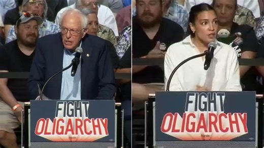 'Fighting Oligarchy' rally with Bernie Sanders and AOC draws thousands in Bakersfield