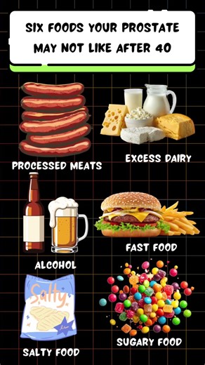 Foods that your prostate might not like after 40
