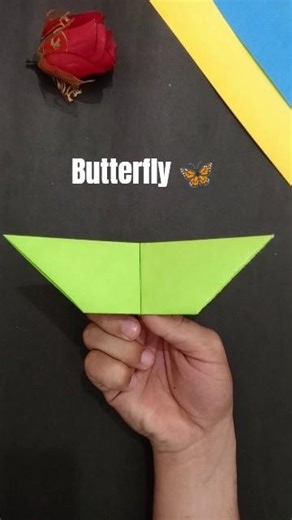 🦋 DIY Paper Butterfly That FLIES! Easy Origami Tutorial ✨ #Crafts #DIY #PaperArt