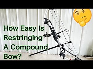 It’s That Easy To Restring A Compound Bow - DIY ARCHERY - #hunting #deer #outdoors #archery