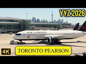 Toronto Pearson Airport YYZ (2026) | COMPLETE Domestic Terminal | 4K Immersive POV ASMR Walkthrough