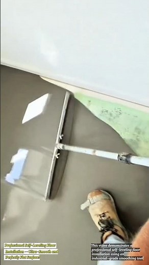 Professional Self-Leveling Floor Installation — Ultra-Smooth and Perfectly Flat Surface!