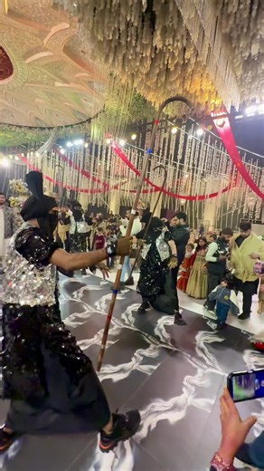 Exciting Bhangra Entry at Walima Ceremony