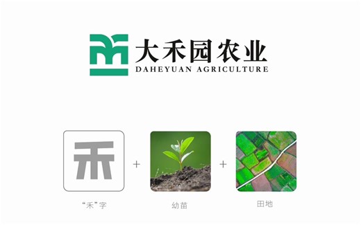 农业行业创意极简logo设计