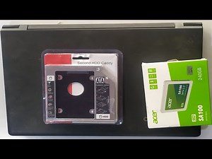 2nd HDD Caddy install Lenovo ideapad 110 Laptop