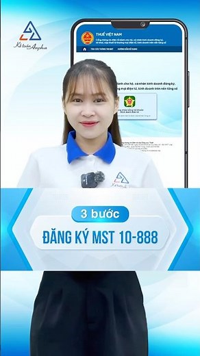 3 bước xin cấp MST đuôi 888 - Mã số thuế cá nhân kinh doanh trên sàn thương mại điện tử #ketoananpha