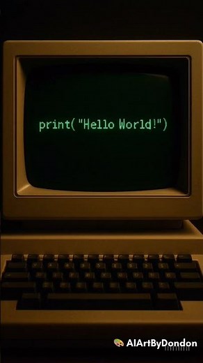 Print(“Hello World”) #shorts #shortvideo